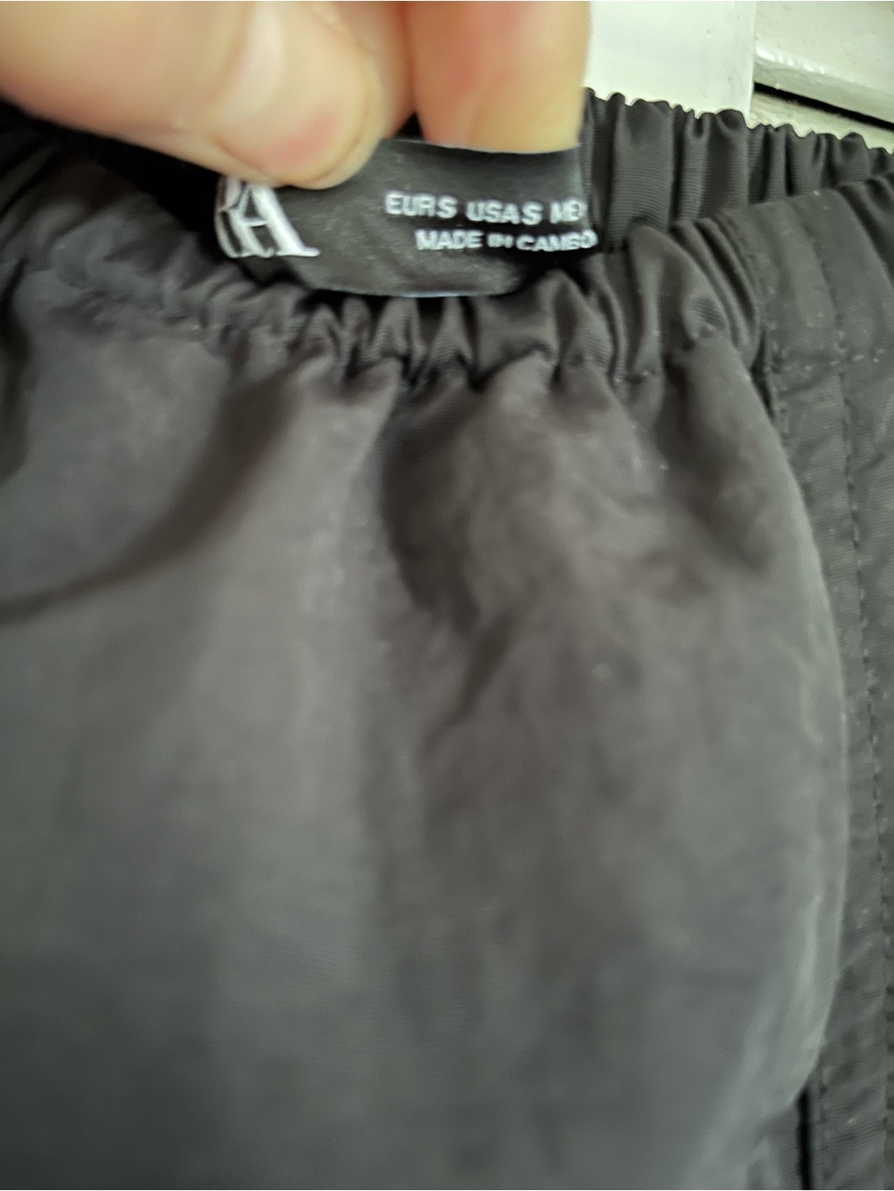 Zara nylon toggle bubble hem midi skirt, summer 25. - Picture 2 of 3